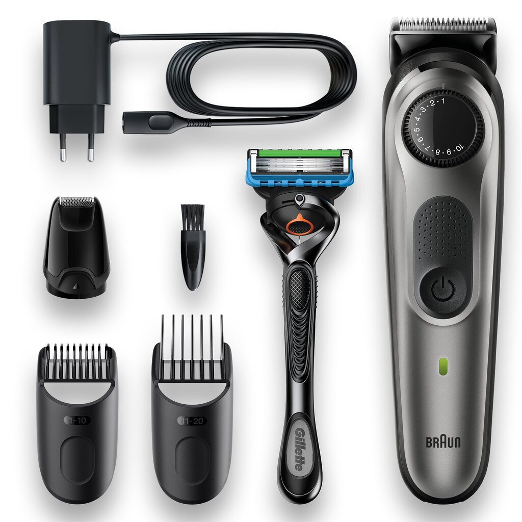 BT5365 habemetrimmer Braun / piirel цена и информация | Juukselõikusmasinad ja trimmerid | hansapost.ee