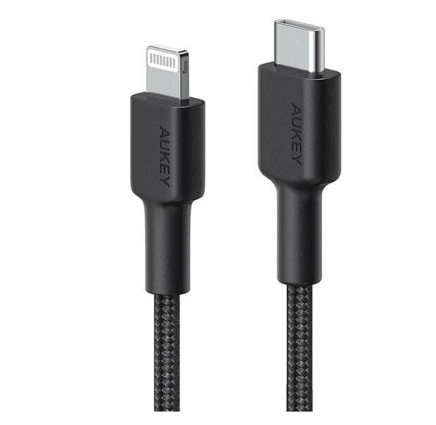 Aukey FRAN1004513, USB C/Lightning цена и информация | Mobiiltelefonide kaablid | hansapost.ee