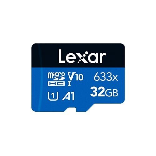Lexar LMS0633032G-BNNNG MicroSDHC 32 GB (+ SD adapter) цена и информация | Mälukaardid mobiiltelefonidele | hansapost.ee