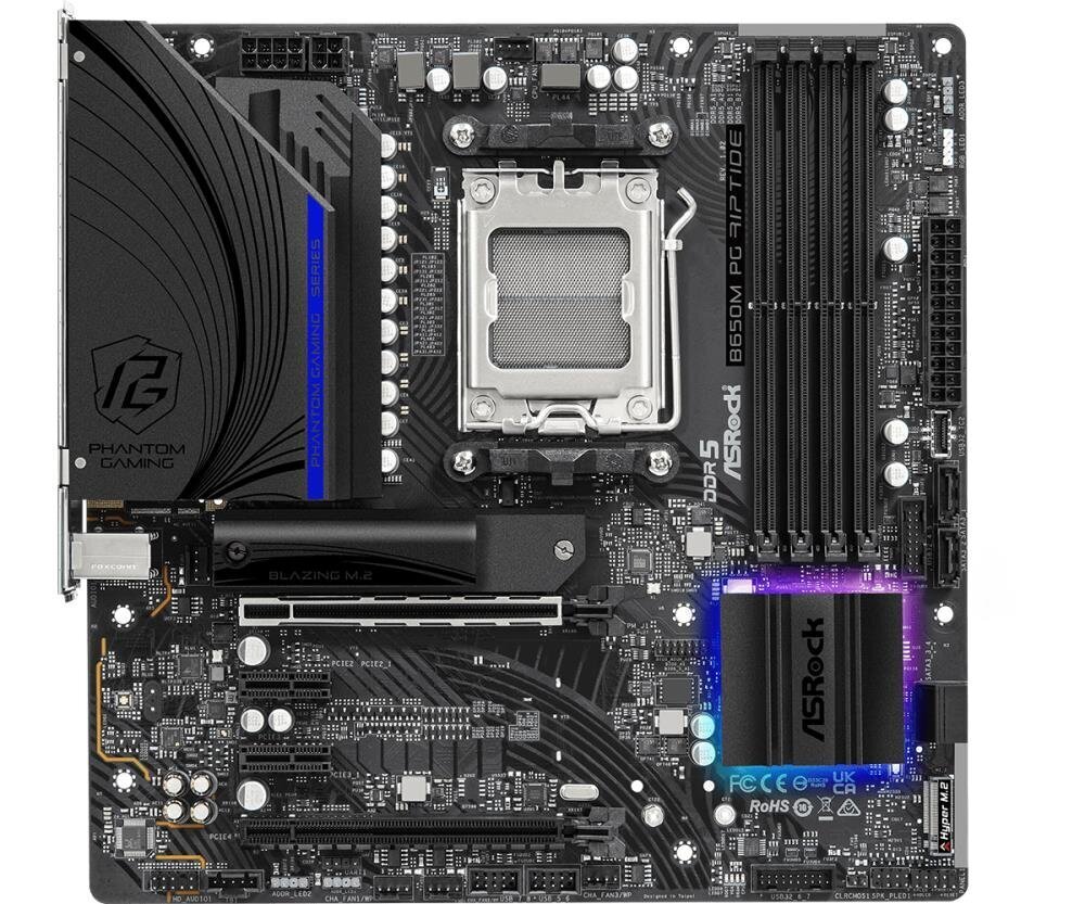 ASRock B650M PG RIPTIDE AM5 Ryzen 7000 AMD B650 hind ja info | Emaplaadid | hansapost.ee