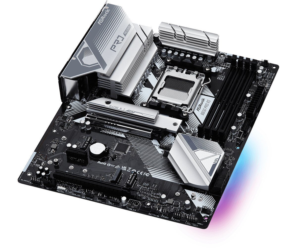 Asrock B650 PRO RS AMD B650 AM5 ATX DDR5 цена и информация | Emaplaadid | hansapost.ee