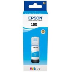 Epson 103 ECOTANK INK (C13T00S24A), Cyan hind ja info | Tindiprinteri kassetid | hansapost.ee
