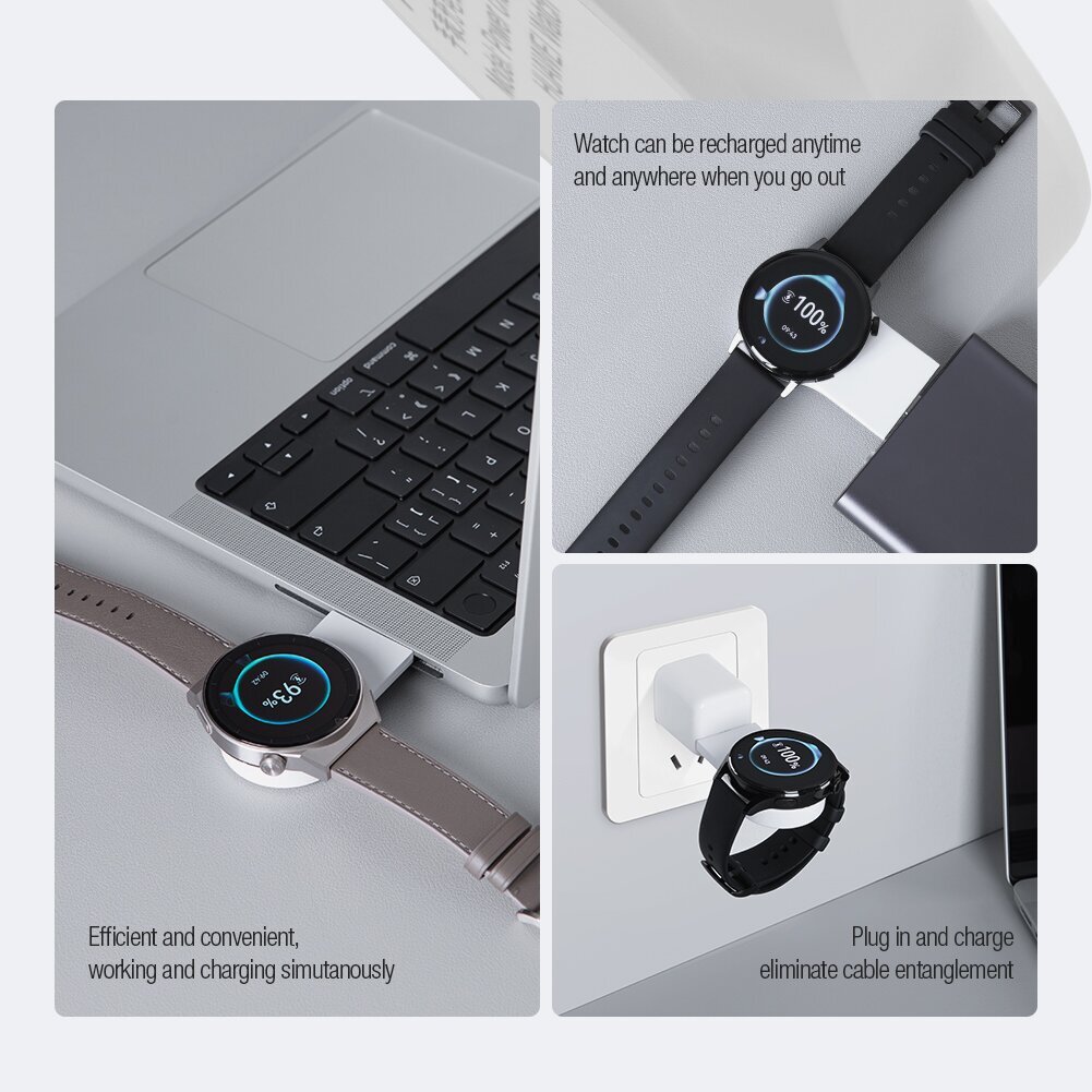 Nillkin Power Charger for Huawei Watch White цена и информация | USB adapterid ja jagajad | hansapost.ee