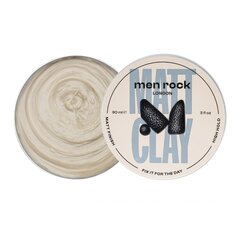Savi juuste vormimiseks Men Rock Matt Clay Hight Hold Matt Finish 90 ml hind ja info | Men Rock Parfüümid, lõhnad ja kosmeetika | hansapost.ee