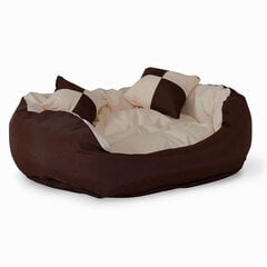 Лежак для питомца Lionto, коричневый/бежевый цена и информация | Лежаки, домики | hansapost.ee