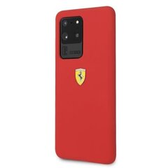 Ferrari kõva ümbris FESSIHCS69RE S20 Ultra G988 punane Silicone цена и информация | Чехлы для телефонов | hansapost.ee