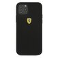 Ferrari FESPEHCP12LBK iPhone 12 Pro Max 6,7-tolline must kõva ümbris On Track perforeeritud цена и информация | Telefonide kaitsekaaned ja -ümbrised | hansapost.ee