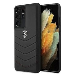 Ferrari FEHQUHCS21LBK S21 Ultra G998 czarny|black hardcase Off Track Quilted цена и информация | Чехлы для телефонов | hansapost.ee