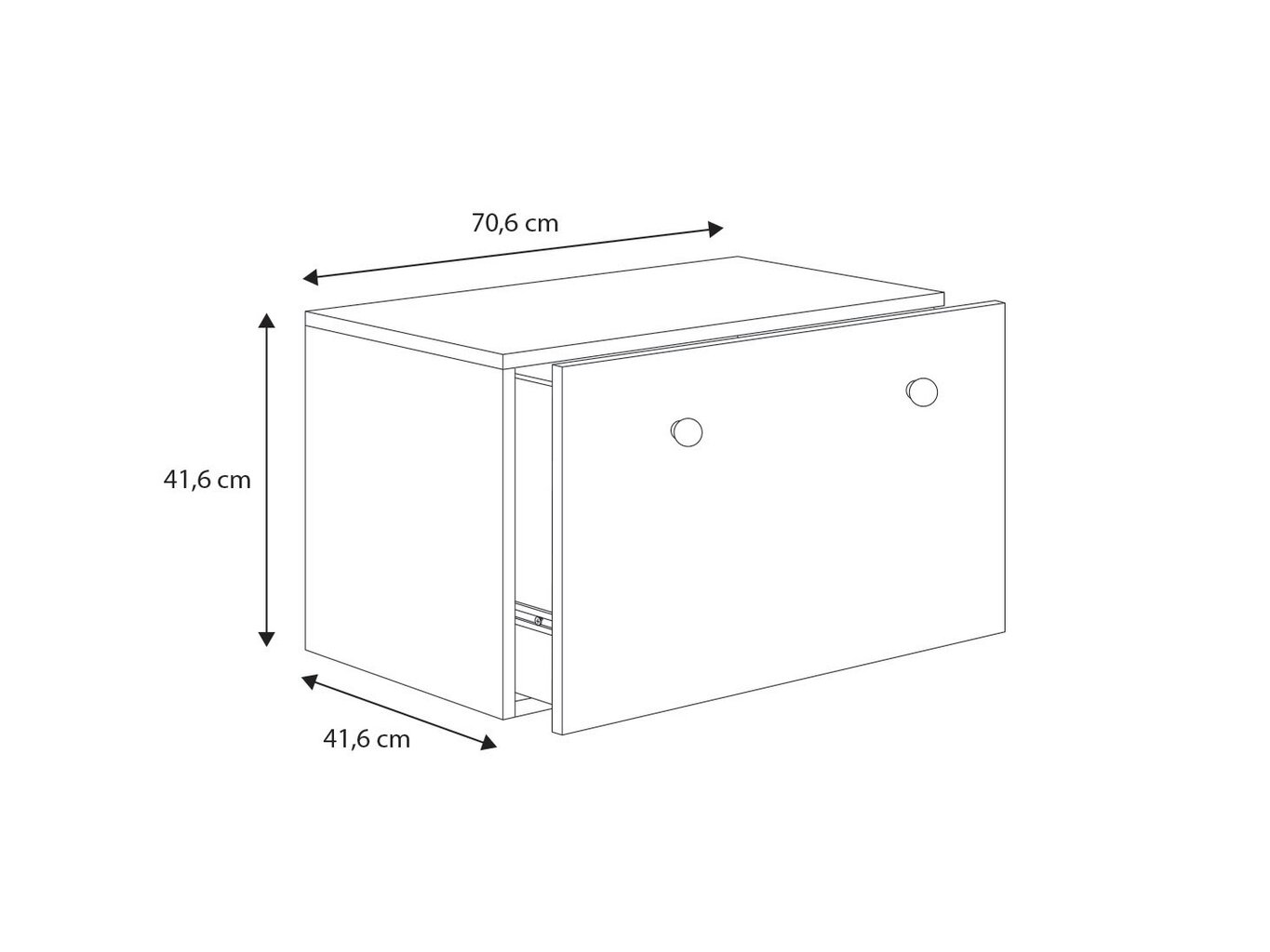 Mänguasjakast Inga, 70,6x41,6x41,6 cm hind ja info | Hoiukastid ja korvid | hansapost.ee