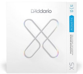 Струны для акустической гитары D'Addario XSAPB1253, фосфорная бронза цена и информация | Принадлежности для музыкальных инструментов | hansapost.ee