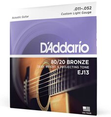 Keeled akustilisele kitarrile D'Addario EJ13 .011 hind ja info | D'Addario Kodumasinad | hansapost.ee