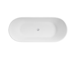 Ванна Besco Moya Black&White 160, с Klik-klak Chrome, очищаемым сверху цена и информация | Ванночки | hansapost.ee