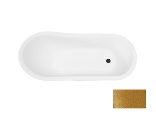 Ванна Besco Olaya Glam 160, золотистая+белая цена и информация | Ванночки | hansapost.ee