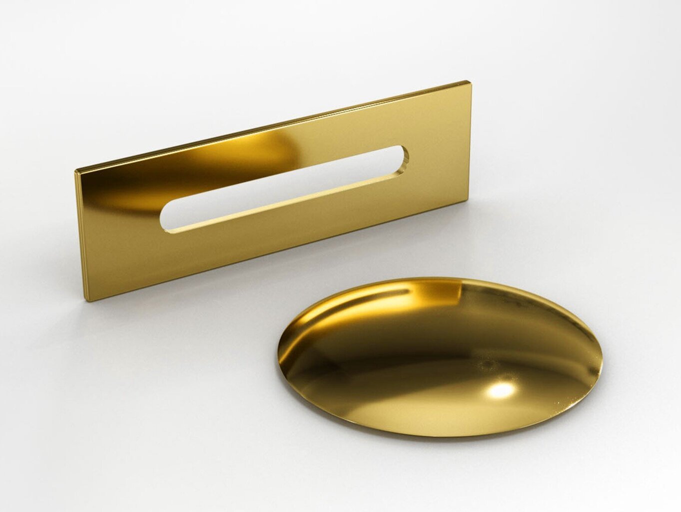 Vann Besco Glam 170 Gold, koos kuldset värvi sifooni kattega hind ja info | Vannid | hansapost.ee