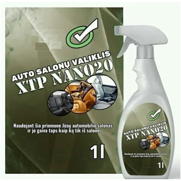 Efektiivne auto salongi puhastusvahend XTP NANO 20, 1L цена и информация | Autokeemia | hansapost.ee