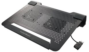 Cooler Master NotePal U2 Plus sülearvuti jahutusalus 43,2 cm (17") Must hind ja info | Cooler master Sülearvutid ja tarvikud | hansapost.ee