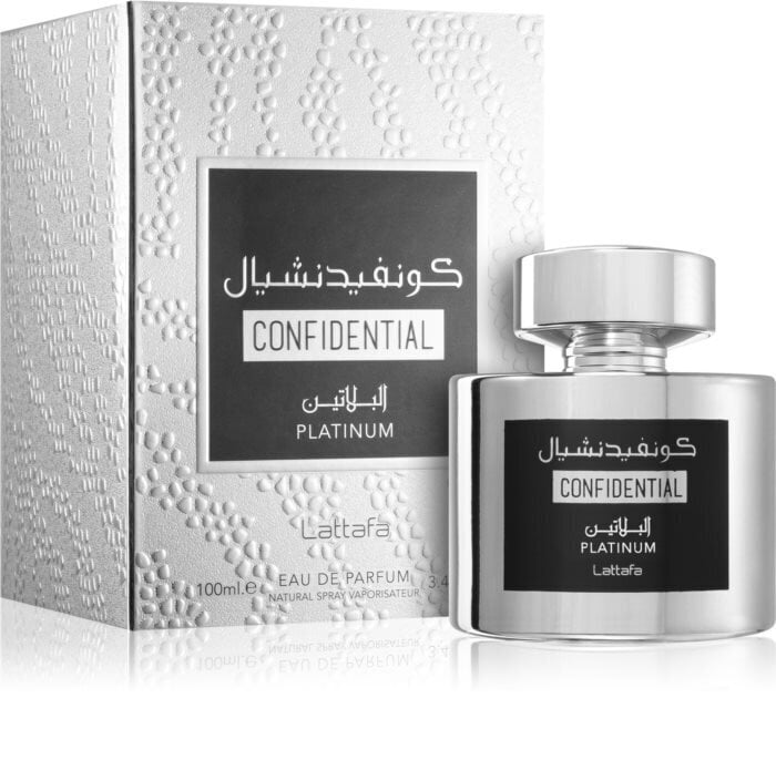 Parfüümvesi Lattafa Confidential Platinum naistele/meestele 100 ml цена и информация | Parfüümid naistele | hansapost.ee