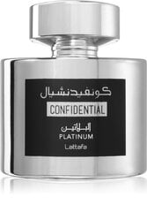 Парфюм Lattafa Confidential Platinum для женщин/мужчин 100 мл цена и информация | Lattafa Духи, косметика | hansapost.ee