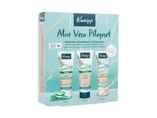 Набор для ухода за телом Kneipp Aloe Vera: гель для душа, 75 мл + крем для рук, 75 мл + лосьон для тела, 75 мл цена и информация | Масла, гели для душа | hansapost.ee