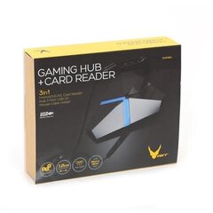 USB 2.0 Combo Gaming Hub 3 port + microSD-kaardilugeja Omega OUHCRG2 hind ja info | USB adapterid ja jagajad | hansapost.ee