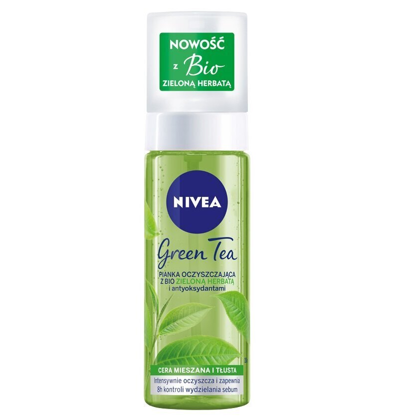 Puhastav näovaht rasusele ja kombineeritud nahale Nivea Green Tea, 150ml hind ja info | Näopuhastusvahendid | hansapost.ee