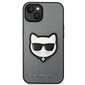 Karl Lagerfeld KLHCP14SSAPCHG iPhone 14 Saffiano Choupette Head Patch Silver hind ja info | Telefonide kaitsekaaned ja -ümbrised | hansapost.ee