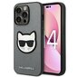 Karl Lagerfeld KLHCP14LSAPCHG iPhone 14 Pro Saffiano Choupette Head Patch Silver цена и информация | Telefonide kaitsekaaned ja -ümbrised | hansapost.ee