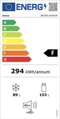 Amica 1_779075 цена и информация | Холодильники | hansapost.ee