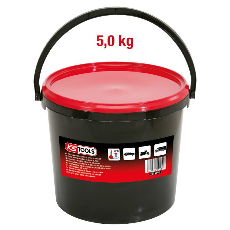 rehvi montaažipasta must 5kg, KS Tools hind ja info | Autokeemia | hansapost.ee