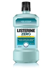 Жидкость для полоскания полости рта Listerine Zero Mild Mint 250 мл цена и информация | Для ухода за зубами | hansapost.ee