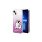 Karl Lagerfeld KLHCP14LCFNRCPI telefonile iPhone 14 Pro, roosa hind ja info | Telefonide kaitsekaaned ja -ümbrised | hansapost.ee