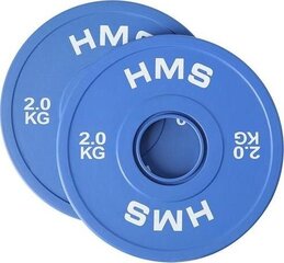 Олимпийский вес HMS CBRS20, 2 x 2 кг цена и информация | Гантели, гири, штанги | hansapost.ee