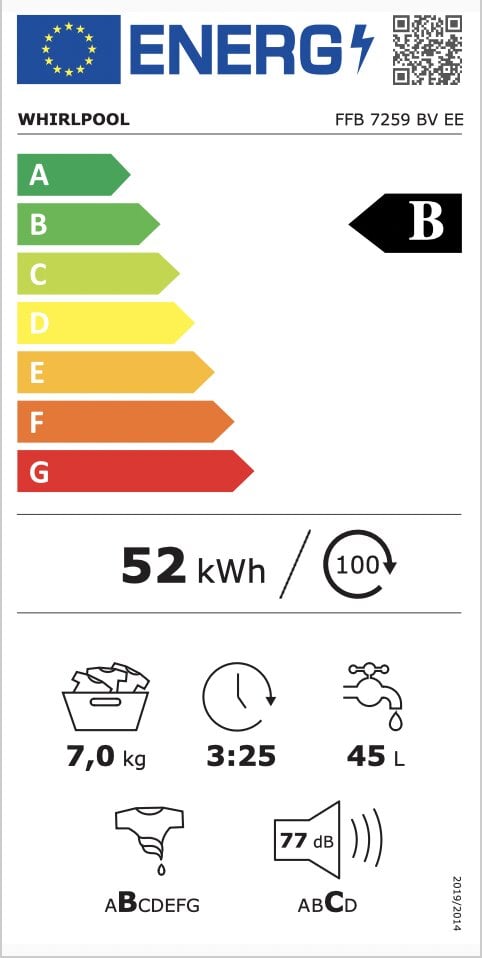 Whirlpool FFB 7259 BV EE price and information | Pesumasinad | hansapost.ee