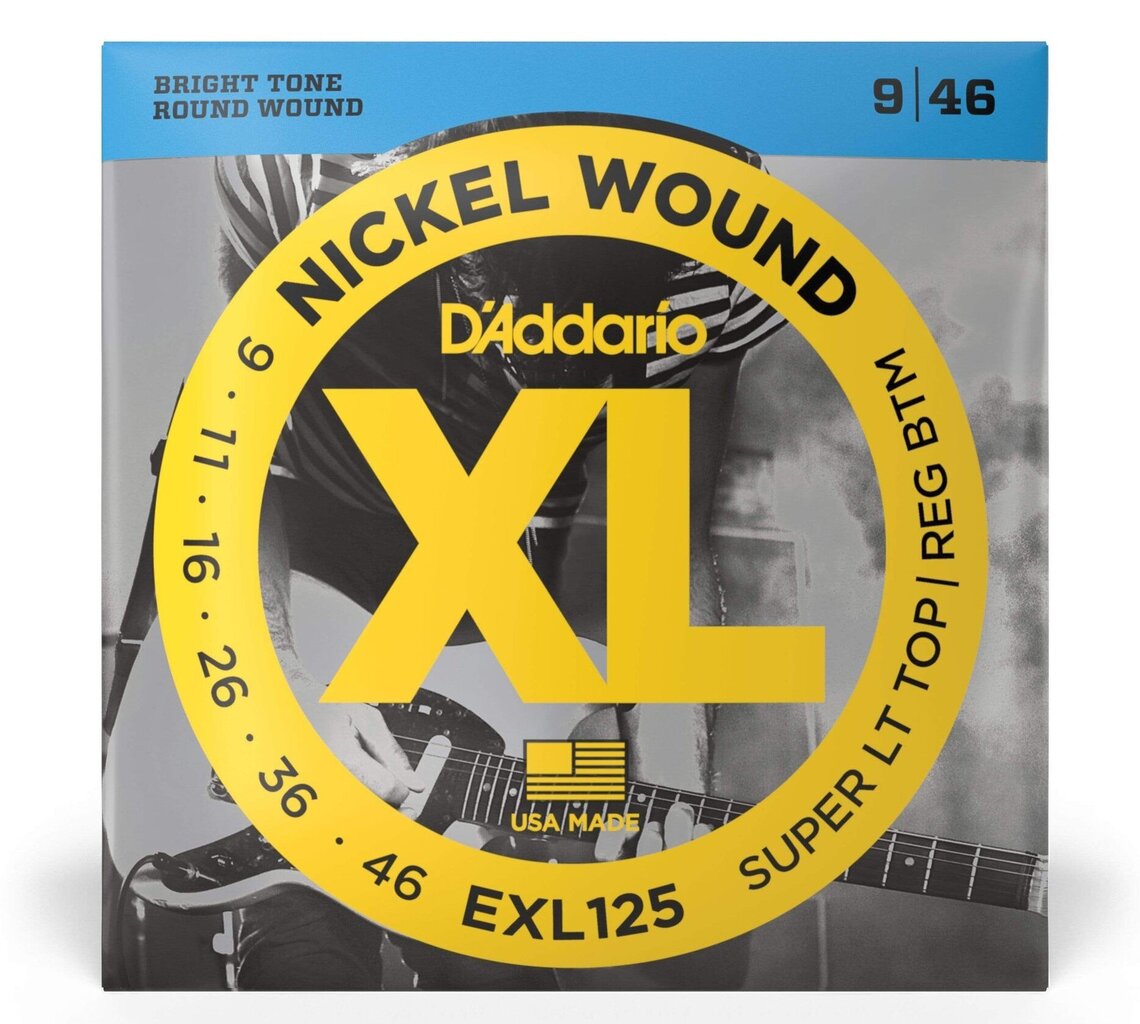 Elektrikitarri keeled D'Addario EXL125 .009 hind ja info | Muusikainstrumentide tarvikud | hansapost.ee