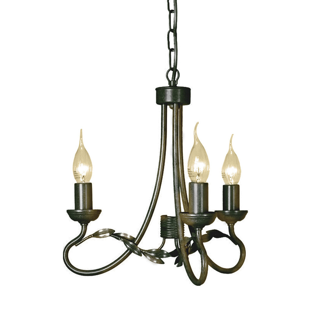 Rippvalgusti Elstead Lighting Olivia OV3-BLK-GOLD цена и информация | Rippvalgustid | hansapost.ee