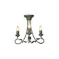 Rippvalgusti Elstead Lighting Olivia OV3-BLK-GOLD цена и информация | Rippvalgustid | hansapost.ee