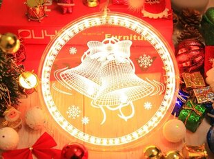 Valgustatud jõulukaunistus „Kellukesed“, akrüülist hind ja info | Jõulukaunistused | hansapost.ee