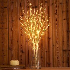 LED дерево Береза, 80 см цена и информация | Декорации | hansapost.ee