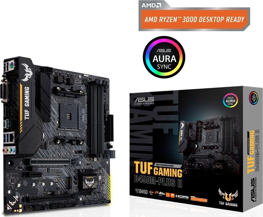 Asus TUF GAMING B450M-PLUS II цена и информация | Emaplaadid | hansapost.ee