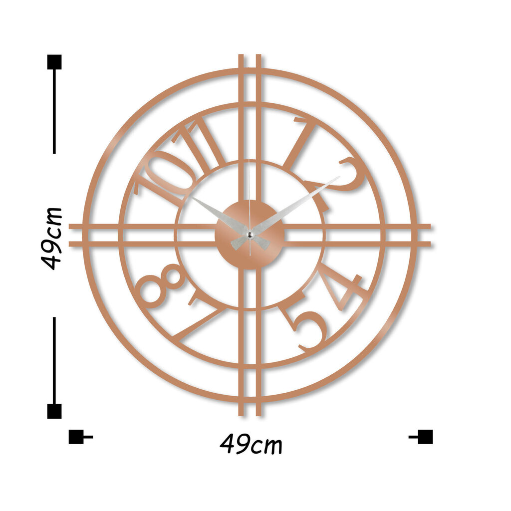 Seinakell Copper hind ja info | Kellad | hansapost.ee