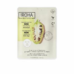 Niisutav vananemisvastane mask Iroha Noni Hüaluroonhape (20 ml) price and information | Face masks and eye masks | hansapost.ee