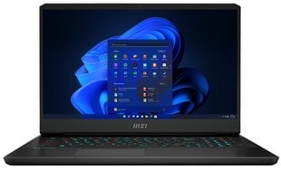 MSI Gaming GP76 12UHO-829NL Vector i9-12900H 17.3" Full HD Intel® Core™ i9 16/1000GB NVIDIA GeForce RTX 3080 Windows 11 Home Must цена и информация | Ноутбуки | hansapost.ee