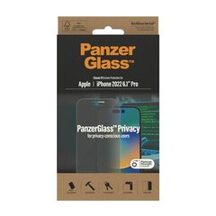 Ekrano apsauga PANZERGLASS Privacy Apple iPhone 14 Pro цена и информация | Защитные пленки для телефонов | hansapost.ee