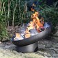 422496 Esschert Design Fire Bowl Sloping Black Steel FF402 hind ja info | Lõkkealused | hansapost.ee