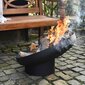 422496 Esschert Design Fire Bowl Sloping Black Steel FF402 цена и информация | Lõkkealused | hansapost.ee