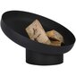 422496 Esschert Design Fire Bowl Sloping Black Steel FF402 цена и информация | Lõkkealused | hansapost.ee