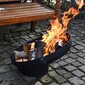 422496 Esschert Design Fire Bowl Sloping Black Steel FF402 hind ja info | Lõkkealused | hansapost.ee