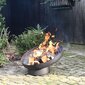 422496 Esschert Design Fire Bowl Sloping Black Steel FF402 hind ja info | Lõkkealused | hansapost.ee