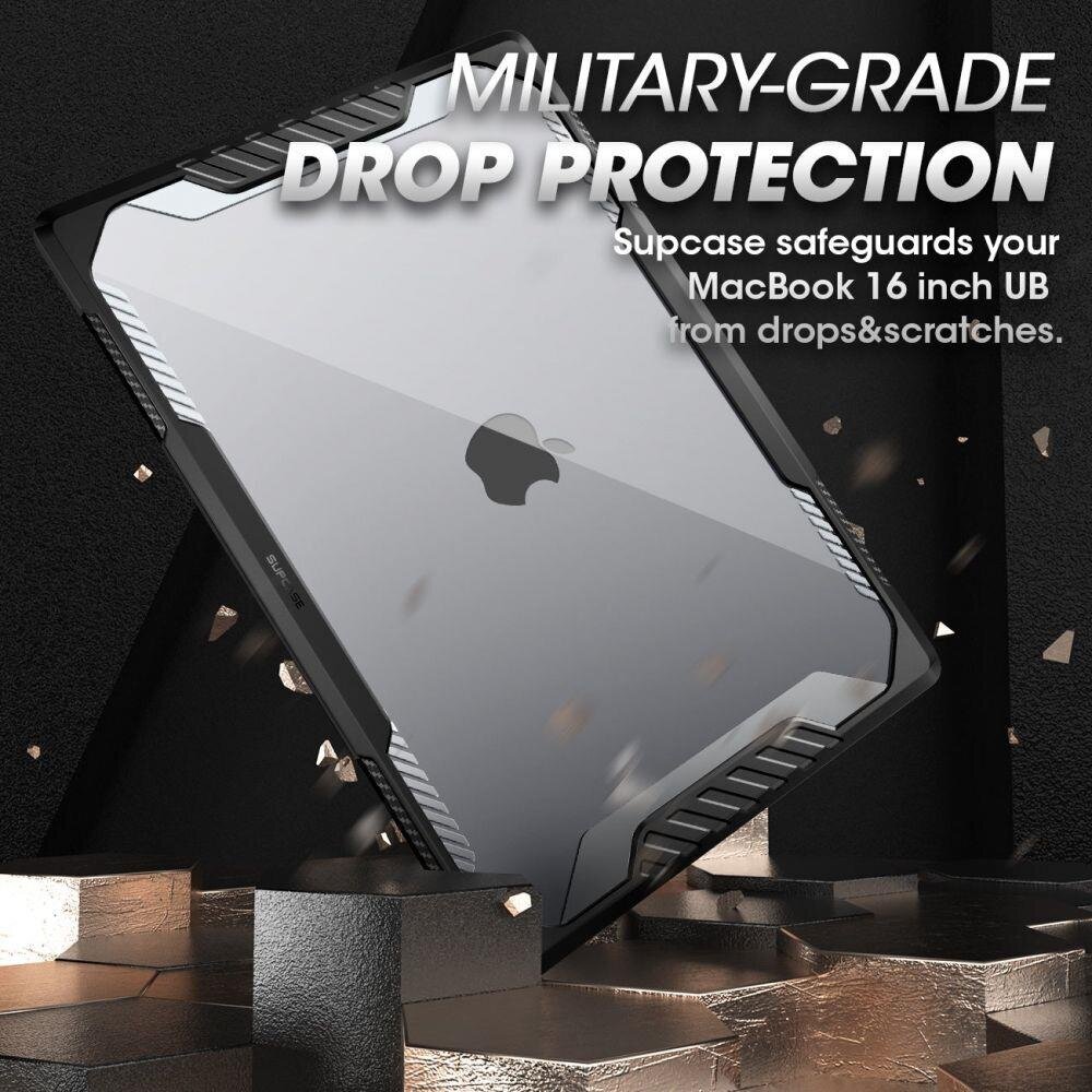 Supcase Unicorn Beetle Pro MacBook Pro 16 2021 black цена и информация | Sülearvuti tarvikud | hansapost.ee