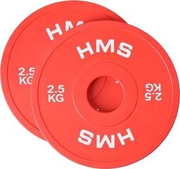 Olümpiaraskus HMS CBRS25, 2 x 2,5 kg hind ja info | Hantlid, kangid, raskused | hansapost.ee